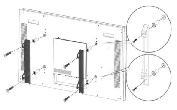 壁掛液晶廣告機(jī)安裝步驟2